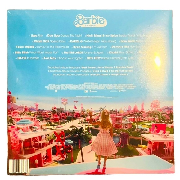 BARBIE The ALBUM Soundtrack Vinyl Sky Blue Limited Edition ~Ryan Gosling-NEW - Picture 4 of 5